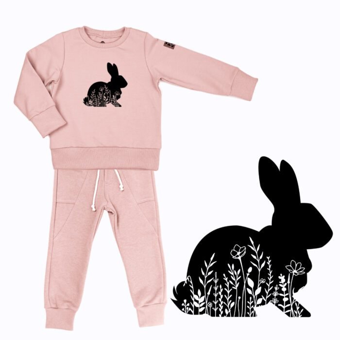 Komplektas DUSTY PINK SPRING BUNNY