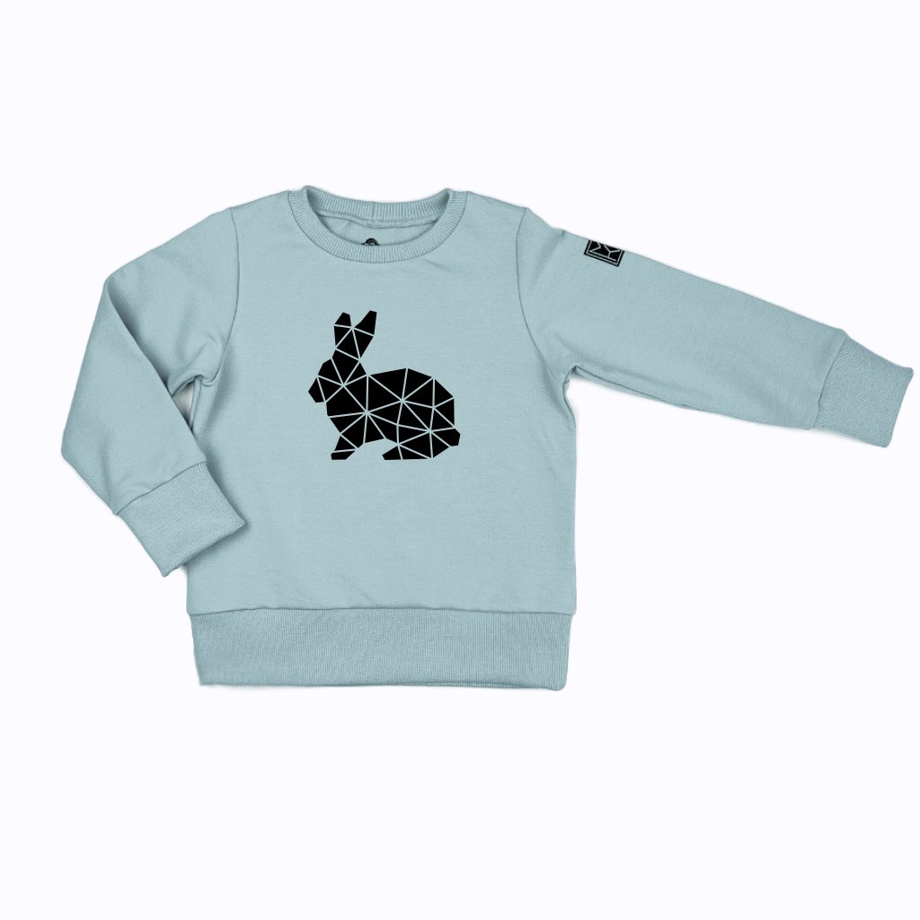 džemperis su zuikiu mineral Kilpinio trikotažo džemperis su zuikiu