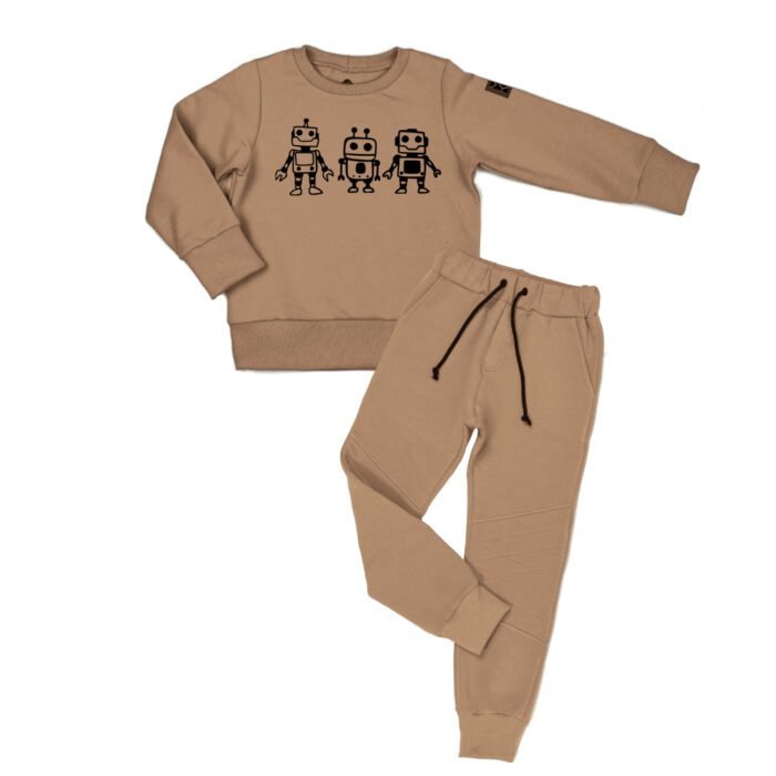 Laisvalaikio kostiumėlis su robotais