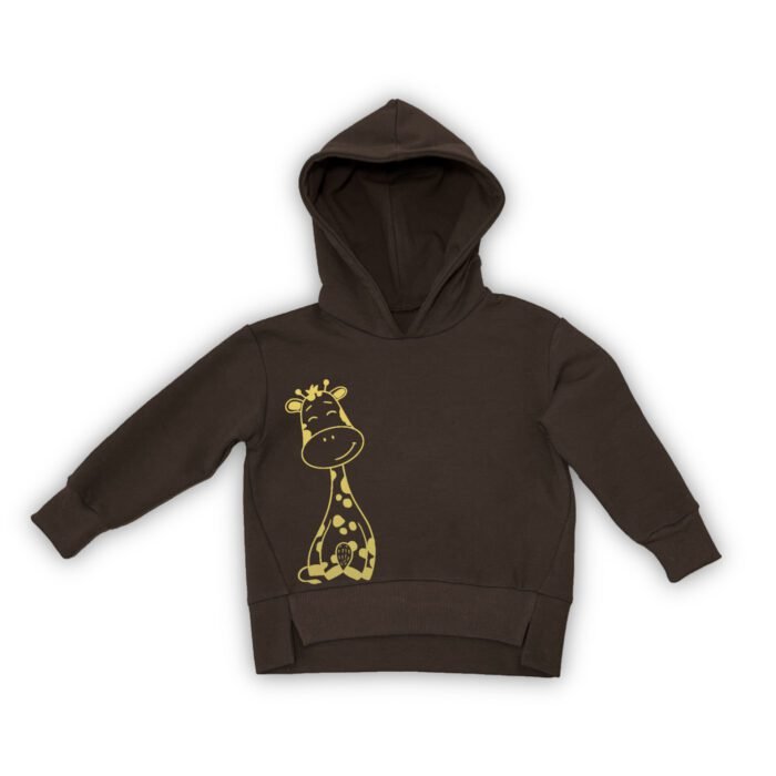 Džemperis su pūkeliu žirafa