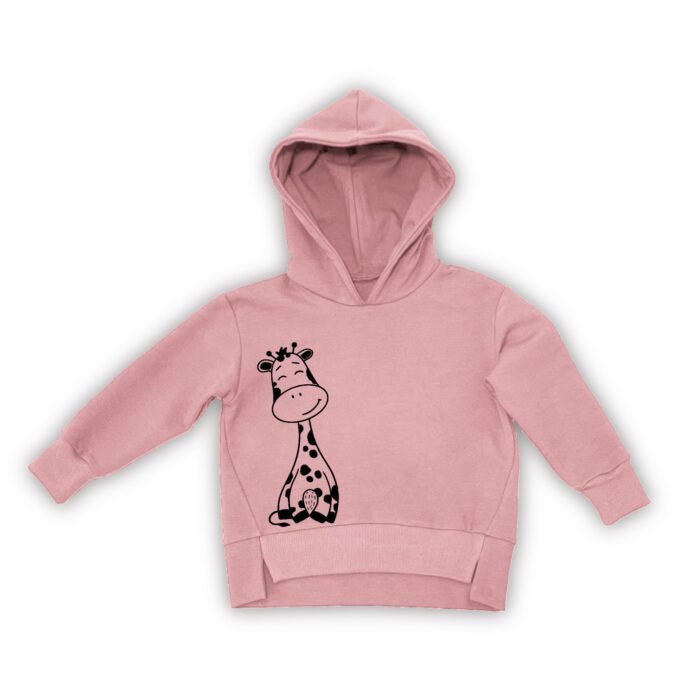 Džemperis su pūkeliu žirafa