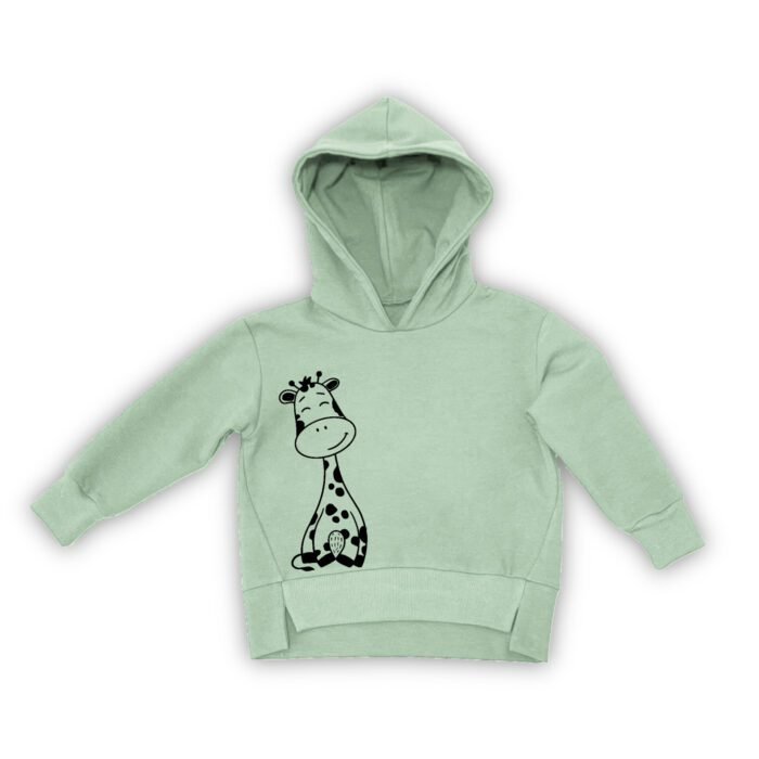 Džemperis su pūkeliu žirafa