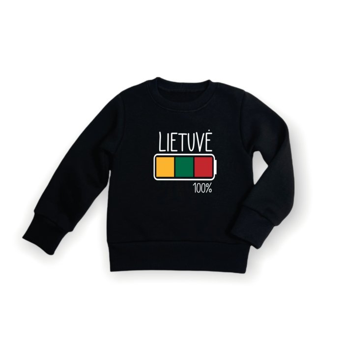 Lietuviškas vaikiškas džemperis su Lietuvos trispalve
