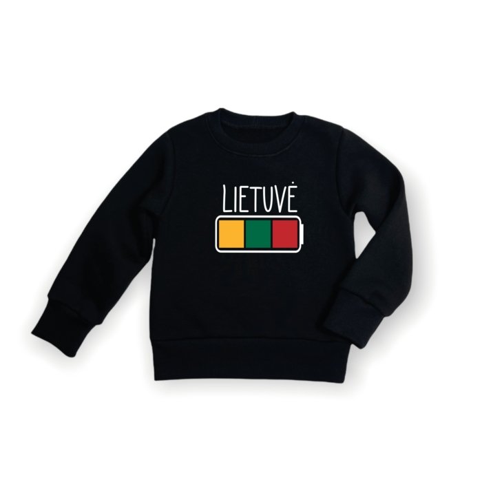 Lietuviškas vaikiškas džemperis su Lietuvos trispalve