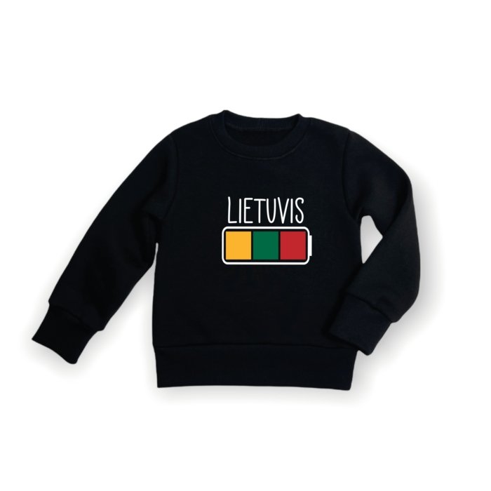 Lietuviškas vaikiškas džemperis su Lietuvos trispalve