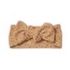 Camel spalvos galvajuostė su kaspinu