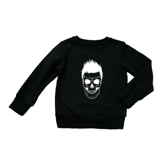 Vyriškas džemperis su kaukole.