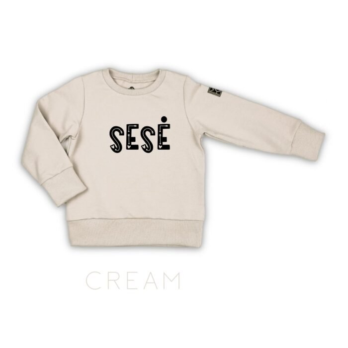 Vaikiškas sesės džemperis. Sesės džemperis. Džemperis su lietuvišku užrašu sesė