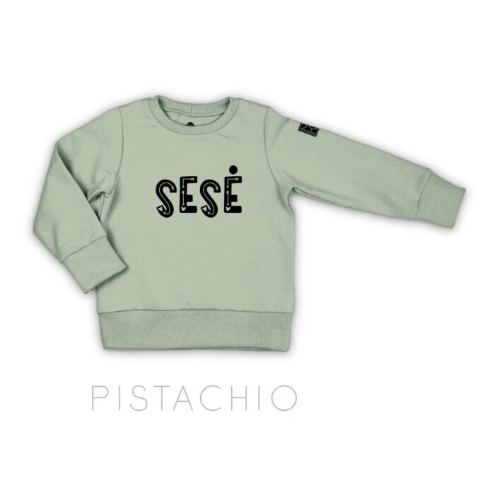 Vaikiškas sesės džemperis. Sesės džemperis. Džemperis su lietuvišku užrašu sesė