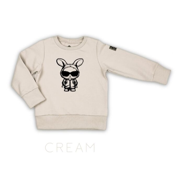 Džemperis su zuikiu. Vaikiškas zuikio džemperis